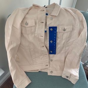 Blush jean jacket